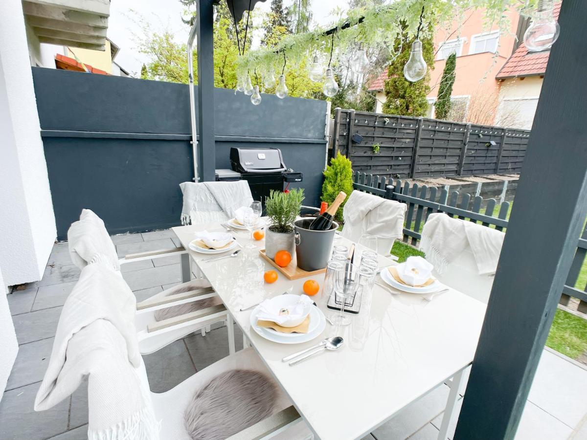 M-Style 01 Apartment Mit Terrasse Und Gasgrill, 24H Self-Check-In, Free Parking, Netflix Nürnberg Kültér fotó